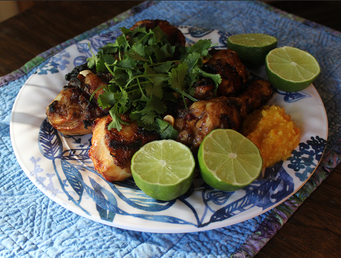 Curried Peanut Drumsticks